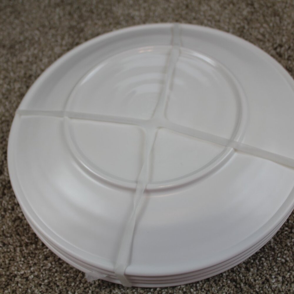 Wind & Water Coastal Dinner Plates Sea Turtle Set of 4 Melamine 11" Blue NWT - Picture 7 of 7